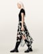 Loria Raw Edge Maxi Skirt
