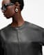 Renai Short Sleeve Leather T-Shirt