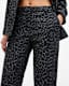 Aurora Leopard Jacquard Trousers