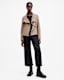 Freya Slim Fit Funnel Neck Suede Jacket
