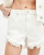 Astrid Frayed Denim Shorts