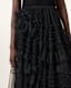 Jen Tulle Asymmetric Maxi Skirt