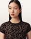 Ellie Mesh Leopard Print T-Shirt