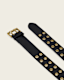 Nyla Double Eyelet Leather Belt