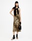 Hera Leopard Print 2-In-1 Midi Dress