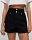 Hailey High-Rise Denim Raw Hem Shorts