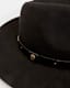 Nova Studded Leather Band Fedora Hat