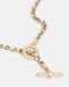 Kaye Crystal Lariat Chain Necklace