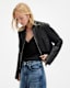 Sadler Slim Fit Leather Jacket