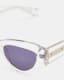 Calypso Bevelled Cat Eye Sunglasses