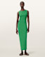 Katarina Boat Neck Slim Fit Maxi Dress