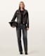 Ryder Funnel Neck Leather Jacket