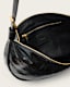 Half Moon Leather Shoulder Bag