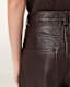 Jett Wide Leg Leather Trousers