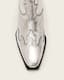 Dolly Metallic Leather Western Boots