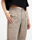Val Linen Blend Cargo Trousers