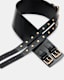 Elodie Double Buckle Leather Waist Belt