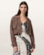 Ophelia Cropped Suede Jacket