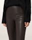 Cora High-Rise Leather Leggings