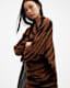 Zoe Oversized Tiger Stripe Cardigan