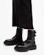 Zoe Lace Up Chunky Leather Boots