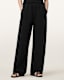 Jett Wide Leg Linen Blend Trousers