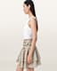 Kali Cotton Striped Mini Skirt