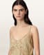Samia Linen Lace Midi Dress