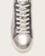 Shana Low Top Metallic Leather Trainers