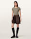 Jax Asymmetric Mini Skirt
