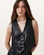 Arla Lea Leather Waistcoat