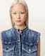 Mav Studded Denim Waistcoat