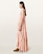 Dorina Sleeveless Ruched Maxi Dress
