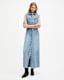 Blair Sleeveless Denim Maxi Dress