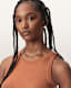 Rina Crew Neck Sleeveless Tank Top