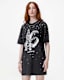 Asp Embellished Slouchy Mini T-Shirt Dress