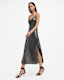Hadley Metallic Midi Slip Dress