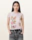 Ellie Floral Print Mesh T-Shirt
