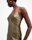 Lili Metallic Panelled Maxi Dress