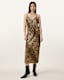 Hera Leopard Print 2-In-1 Midi Dress
