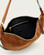 Half Moon Large Suede Crossbody Bag