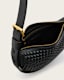 Half Moon Studded Crossbody Bag