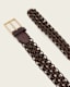 Ila Leather Woven Belt