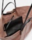 Hannah Leather Python Tote Bag