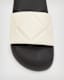 Bell Quilted Leather Sliders