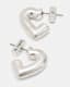Carys Silver-Tone Heart Earrings