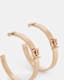 Brea Large Gold-Tone Hoop Earrings