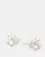 Nova Cross Sterling Silver Stud Earrings