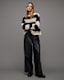 Britt Striped Chunky Loose Stitch Jumper