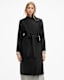 Riley Wrap Around Belted Long Line Coat
